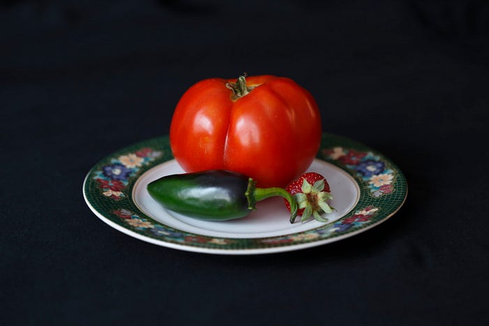 Still life from the garden.